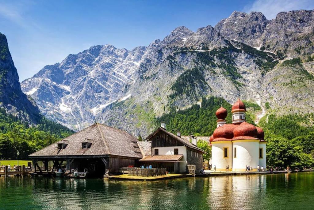 Neues Ruhiges Apartment, Bergblick, Stellplatz Бишофсвизен Экстерьер фото